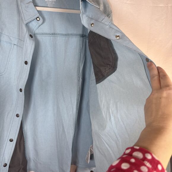 Dickies Women’s Long‑Sleeve Temp‑IQ® Cooling Utility Shirt, Blue 2XL NWT - Picture 16 of 16